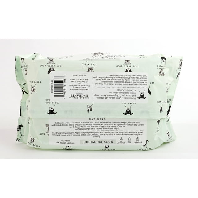 Rae Dunn "Clean Dog.  Happy Dog." Pet Wipes