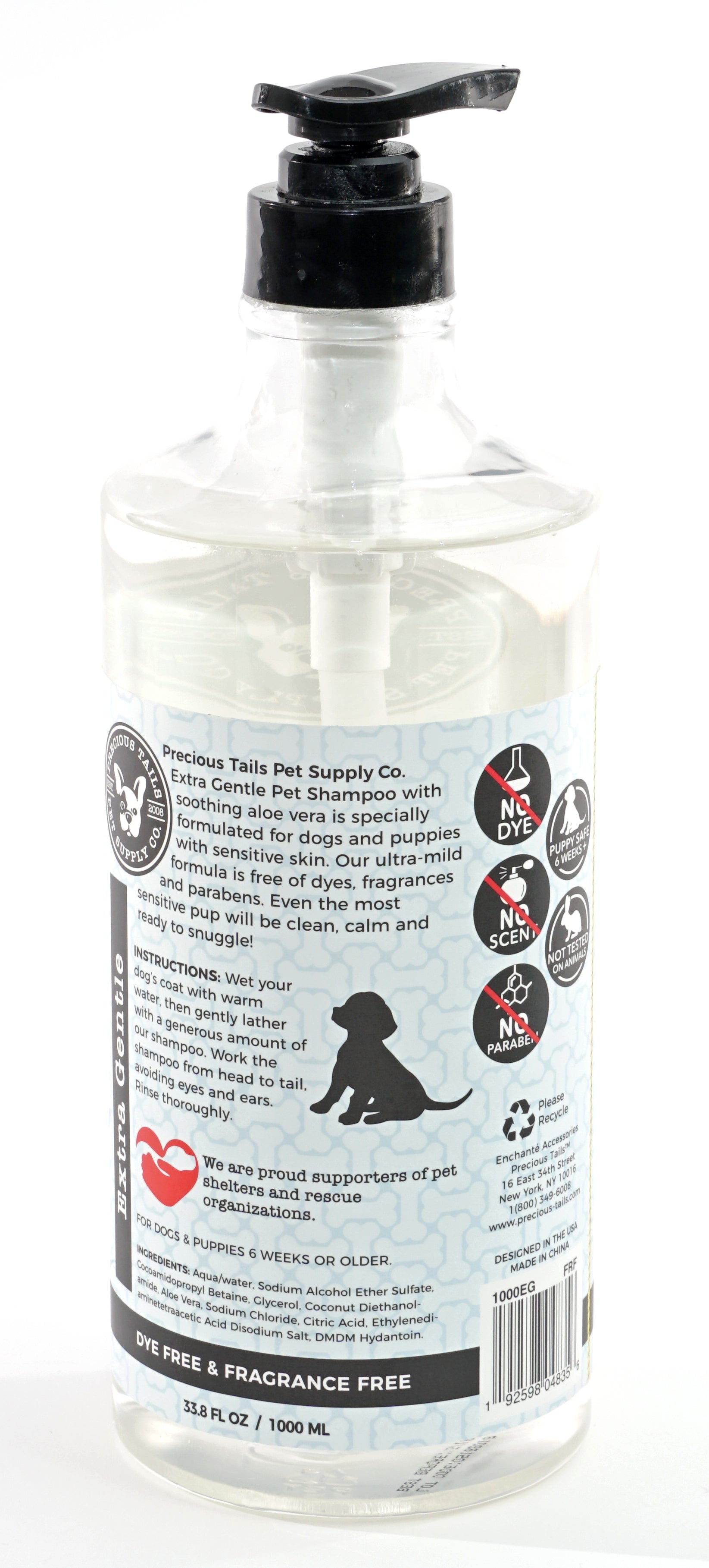 Precious Tails 2 in 1 Pet Shampoo for Dogs and Puppies with Sensitive