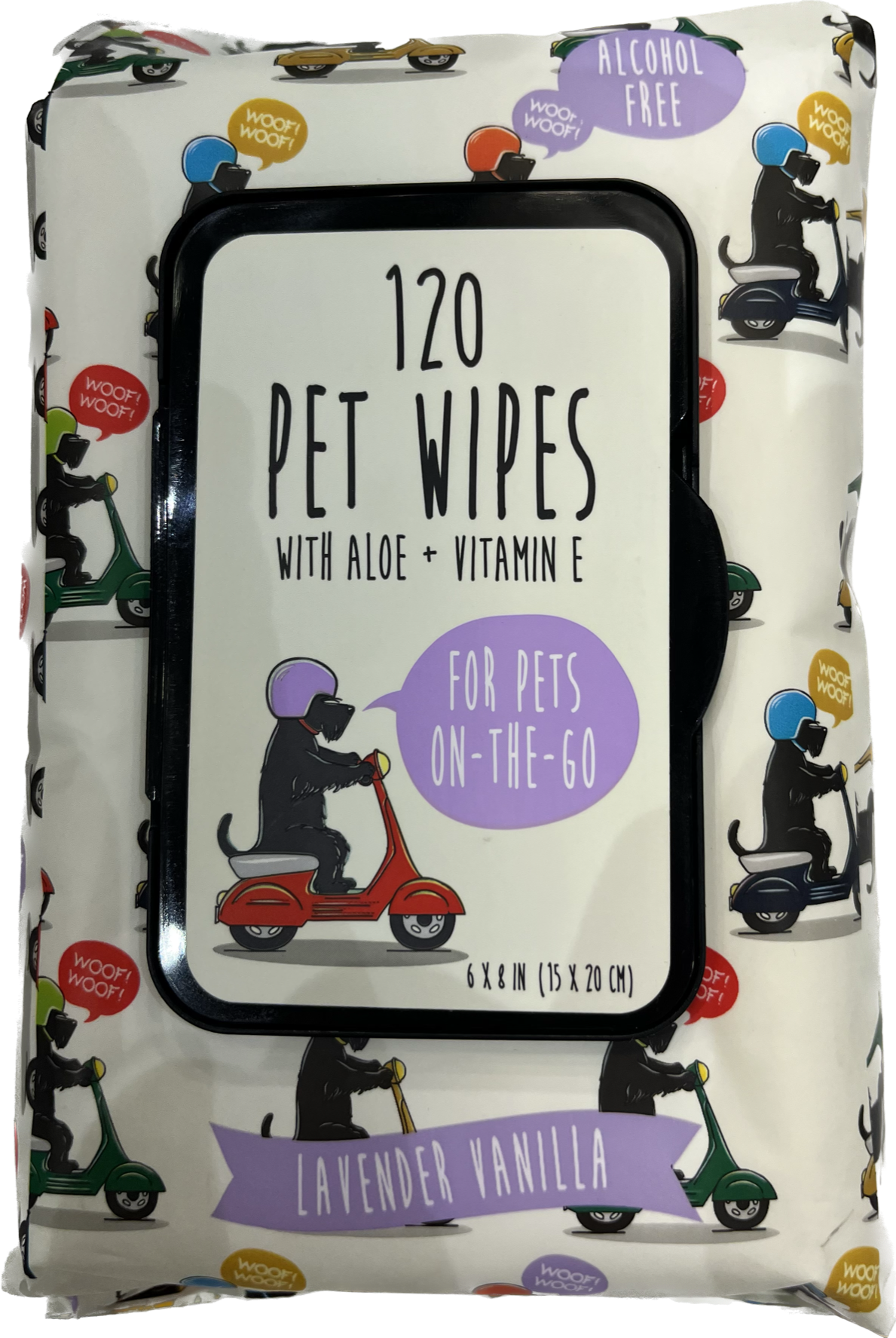 Precious Tails 120pc. Pet Wipes for Dogs, Dog Grooming Wipes, Puppy Wipes for Cleaning Deodorizing Paws, Butt, Body On The Go Wipe