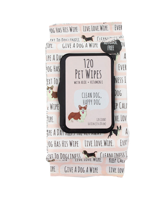 Precious Tails 120pc. Pet Wipes for Dogs, Dog Grooming Wipes, Puppy Wipes for Cleaning Deodorizing Paws, Butt, Body Statements Scented Wipe