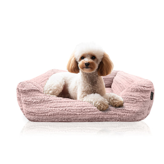 Reserve Jacquard Cuddler, Ultra-Soft & Elegant Pet Bed for Dogs & Cats, Designed for Comfort and Durability