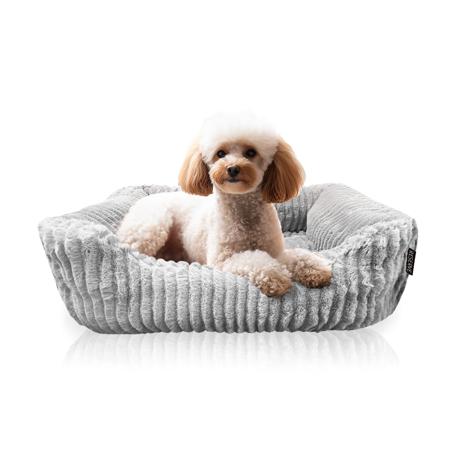 Reserve Jacquard Cuddler, Ultra-Soft & Elegant Pet Bed for Dogs & Cats, Designed for Comfort and Durability