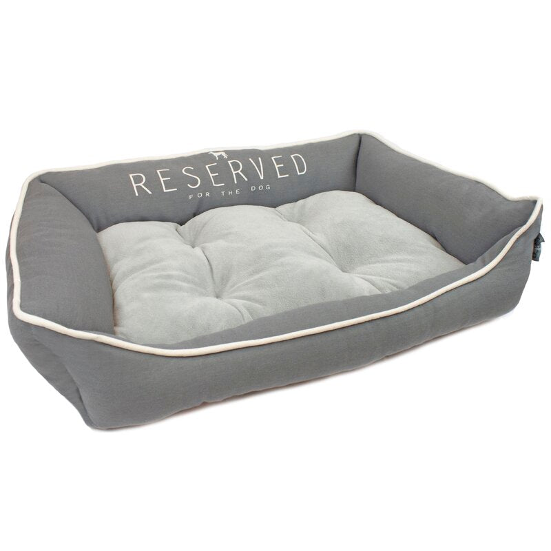 Details Cozy Reserved Orthopedic Pet Bed -  Cuddler Bed for Cats and Dogs - Bolster Dog Couch Beds with Sides