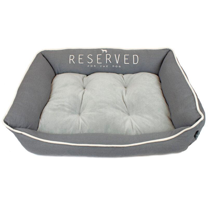 Details Cozy Reserved Orthopedic Pet Bed -  Cuddler Bed for Cats and Dogs - Bolster Dog Couch Beds with Sides