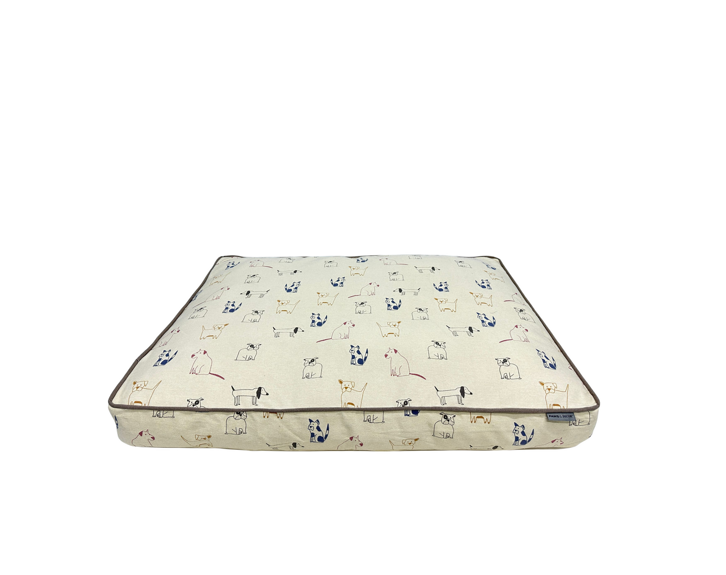 Paws and Décor Orthopedic Dog Bed - Enhanced Joint Support with Outlined Dog Design, Durable High-Density Foam Mattress for Comfort For Dogs.