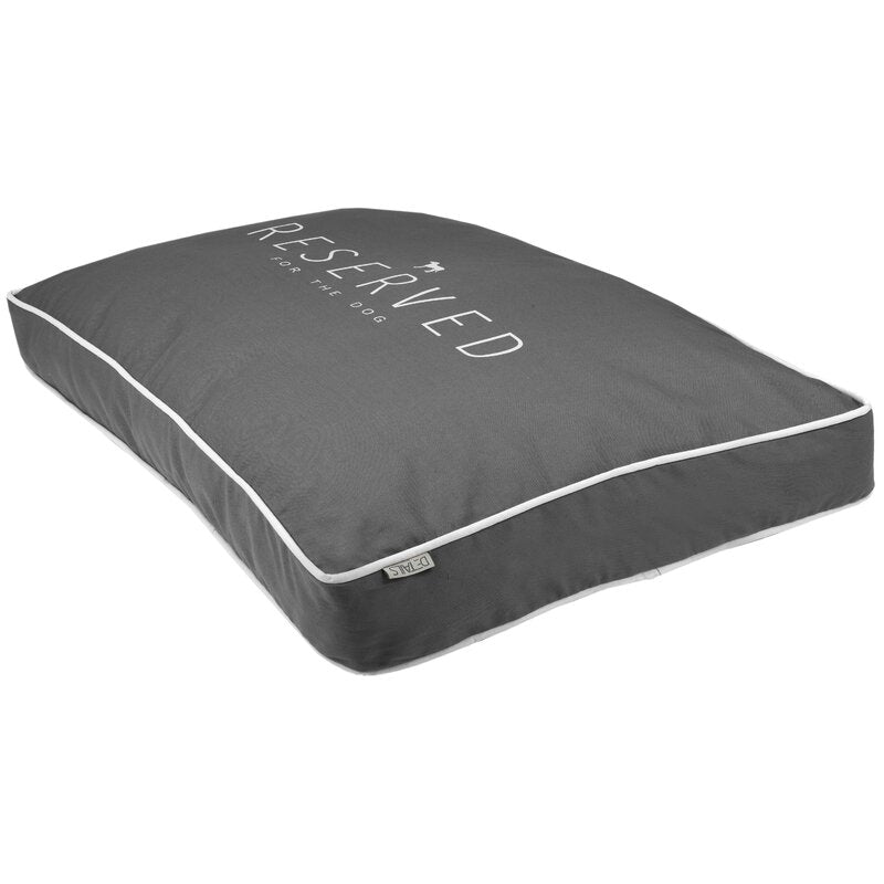 Precious Tails "Reserved" Orthopedic Foam Canvas Pillow Bed