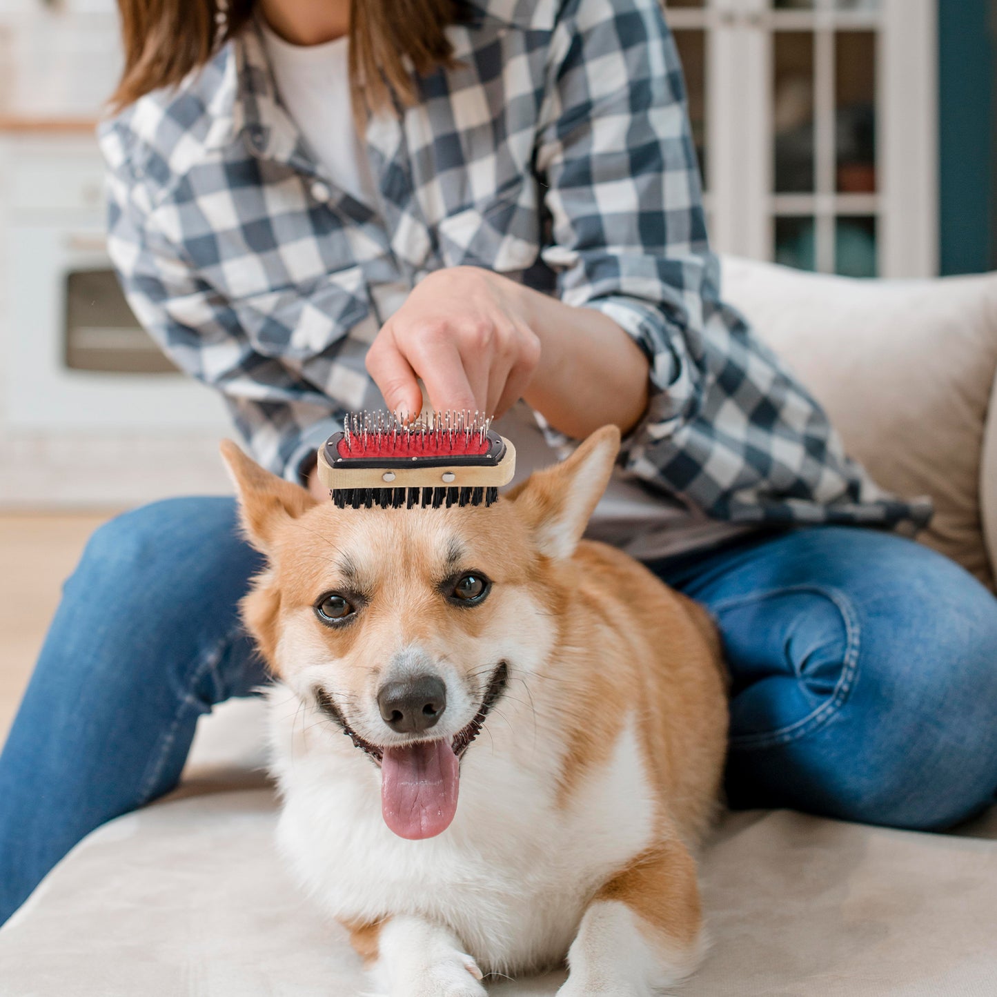 Precious Tails 3-Piece Pet Grooming Kit for Dogs and Cats, Brush Set for Removing Tangled Fur