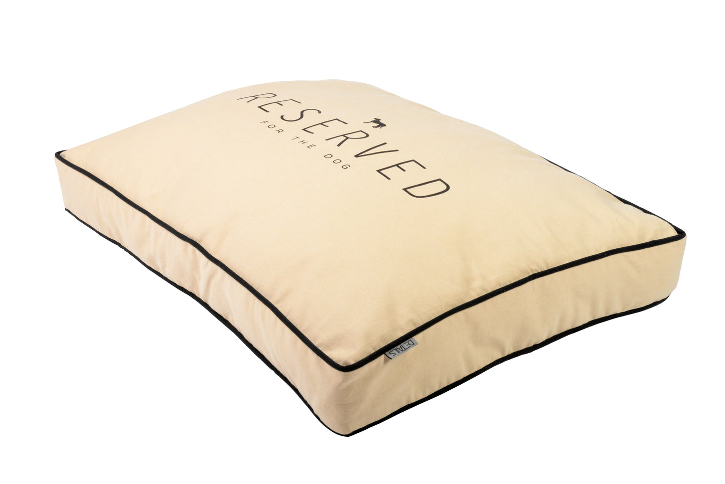 Precious Tails "Reserved" Orthopedic Foam Canvas Pillow Bed