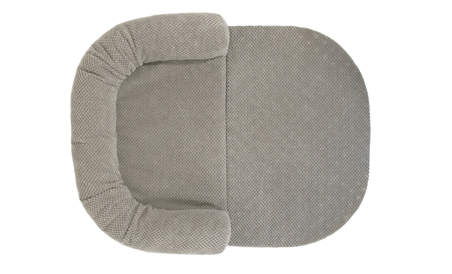 Precious Tails Orthopedic Bolstered Fold Out Round Chaise Dog Bed