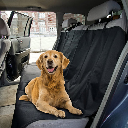 Co-Pilot Waterproof Dog Seat Cover for Back Seat - Pet Car Cover  - Nonslip Bench Protector for Dogs