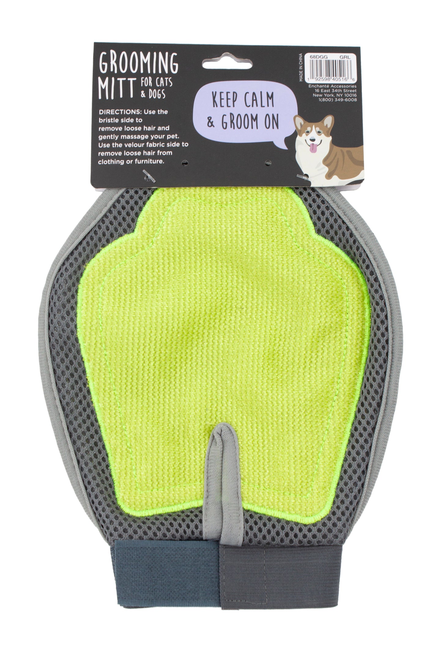 Precious Tails Pet Hair Remover Glove, Gentle Pet Grooming Glove Brush, Massage Mitt  for Fur of Cats and Dogs