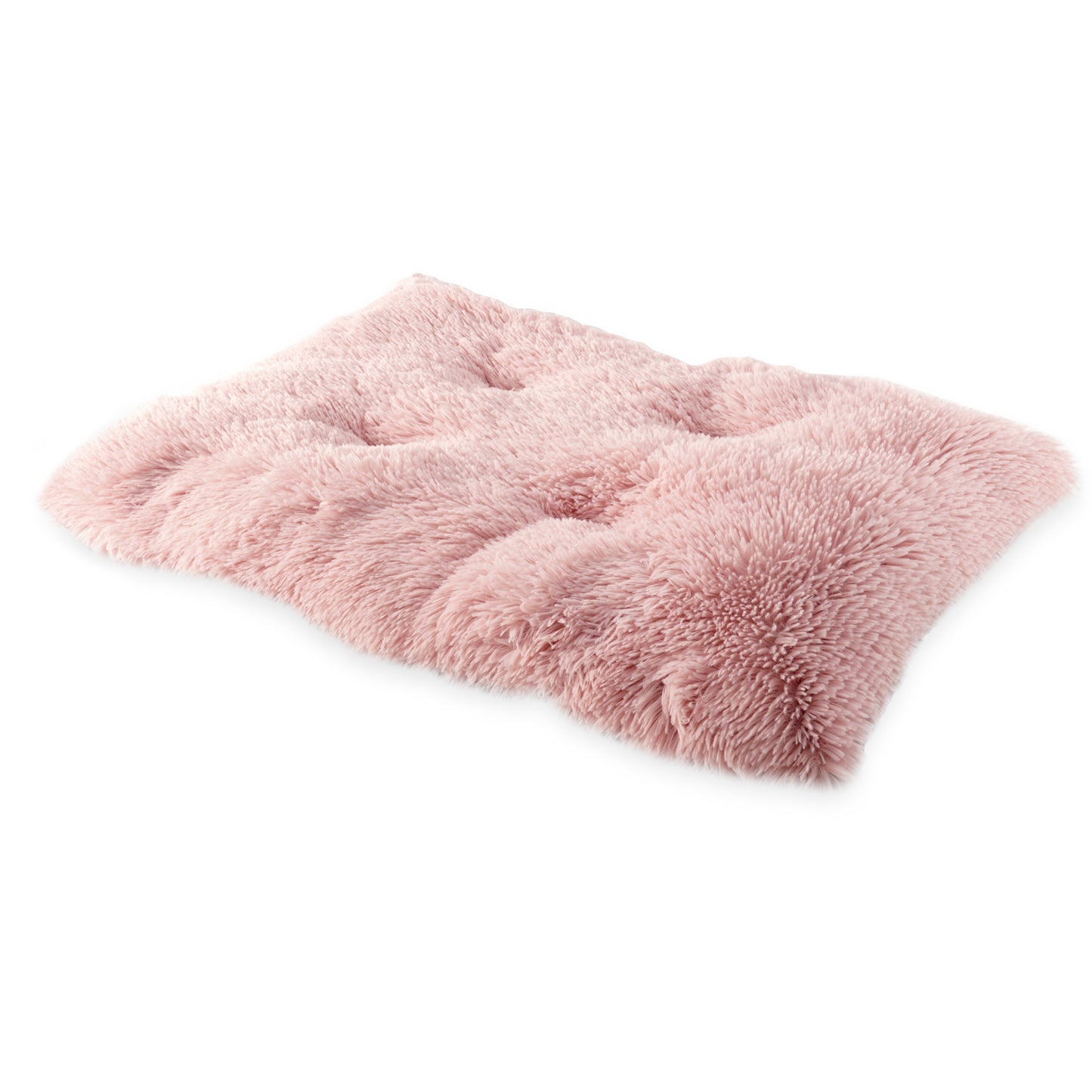 Details Pet Bed Mat, Tufted Plush Eyelash Faux Fur Calming Blanket Carpet Rug Mattress for Cats and Dogs