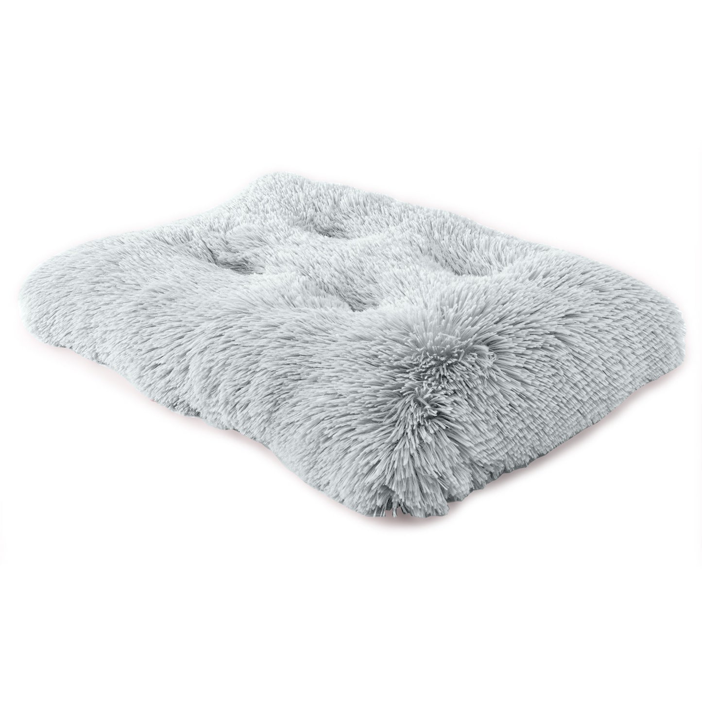 Details Pet Bed Mat, Tufted Plush Eyelash Faux Fur Calming Blanket Carpet Rug Mattress for Cats and Dogs