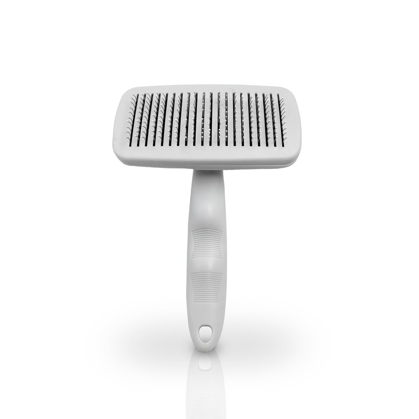 Ocean Plastic by PT Self-Cleaning Slicker Brush for Pets, Retractable Head, Eco-Friendly Grooming Tool for Dogs and Cats