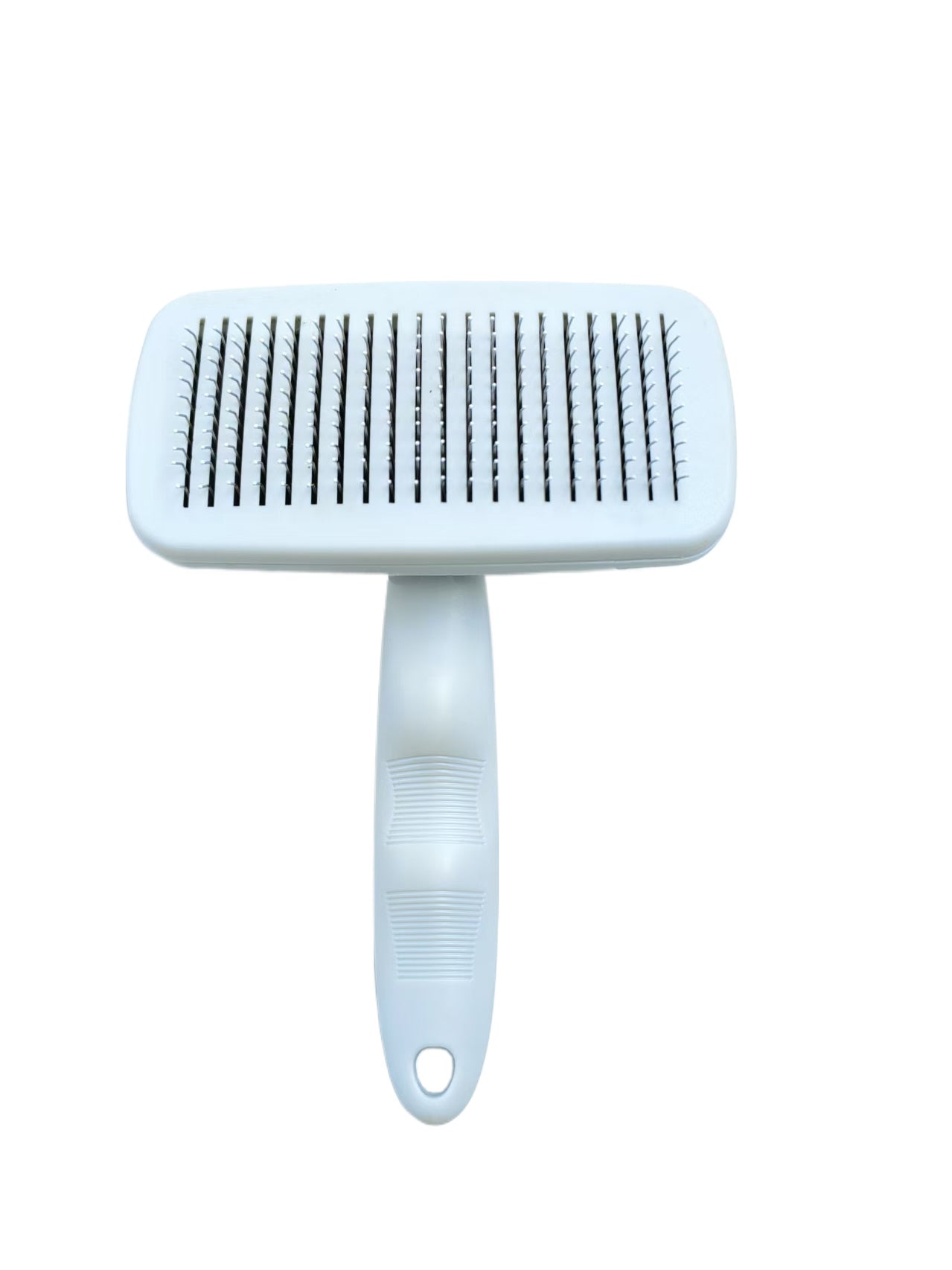 Ocean Plastic by PT Self-Cleaning Slicker Brush for Pets, Retractable Head, Eco-Friendly Grooming Tool for Dogs and Cats