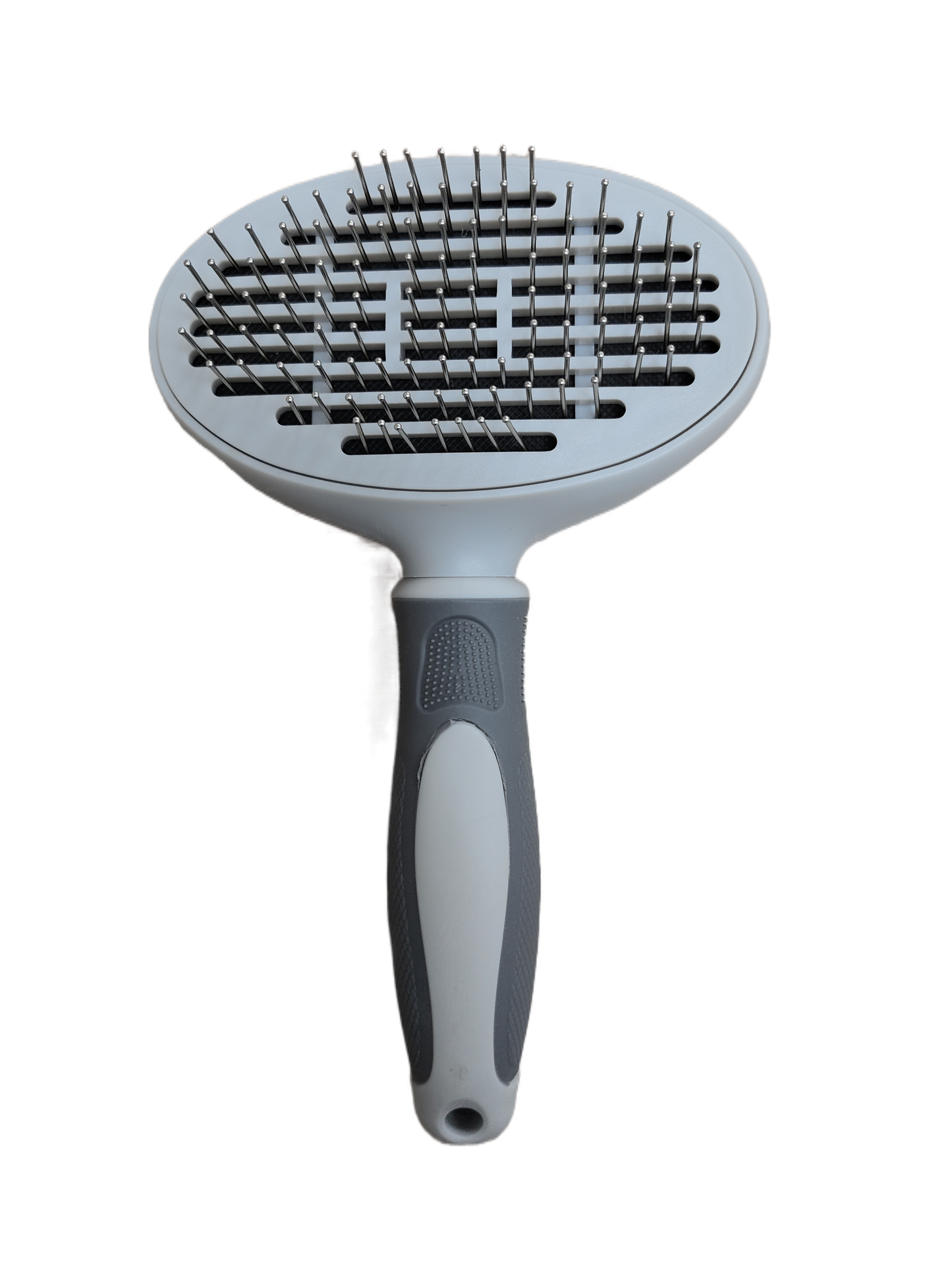 Ocean Plastic by PT Self-Cleaning Pin Slicker Brush, Retractable Head, Eco-Friendly Grooming Tool for Dogs and Cats