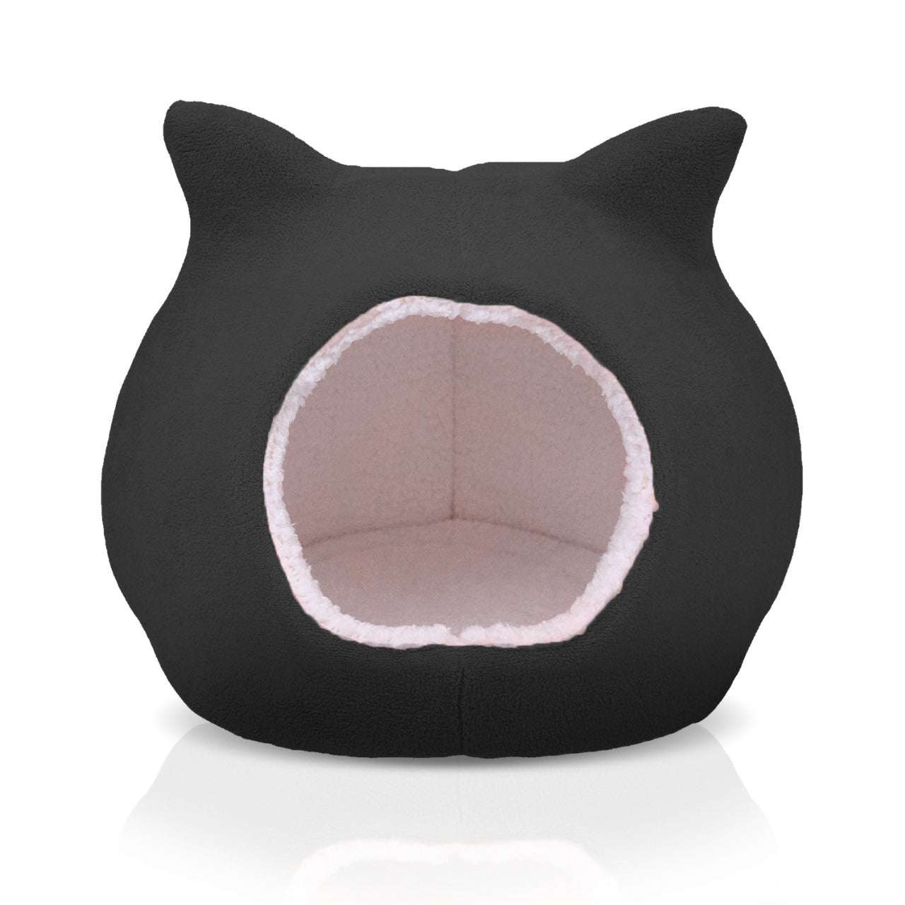 Details Cat Bed, Cave Beds for Cats, Sherpa Fleece Cat House/Tent with Removable Cushion for Pet Kittens