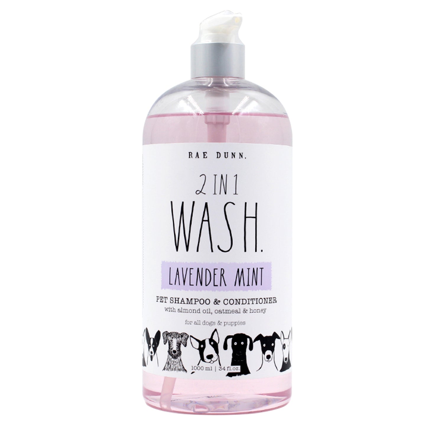 Rae Dunn "WASH." 2-IN-1 Pet Shampoo + Conditioner