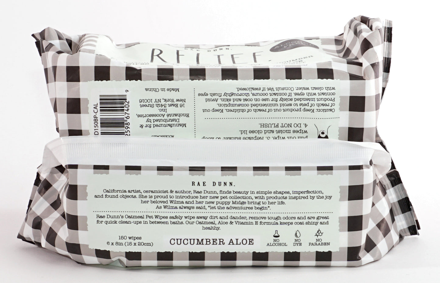 Rae Dunn "RELIEF." Anti-Itch Pet Wipes