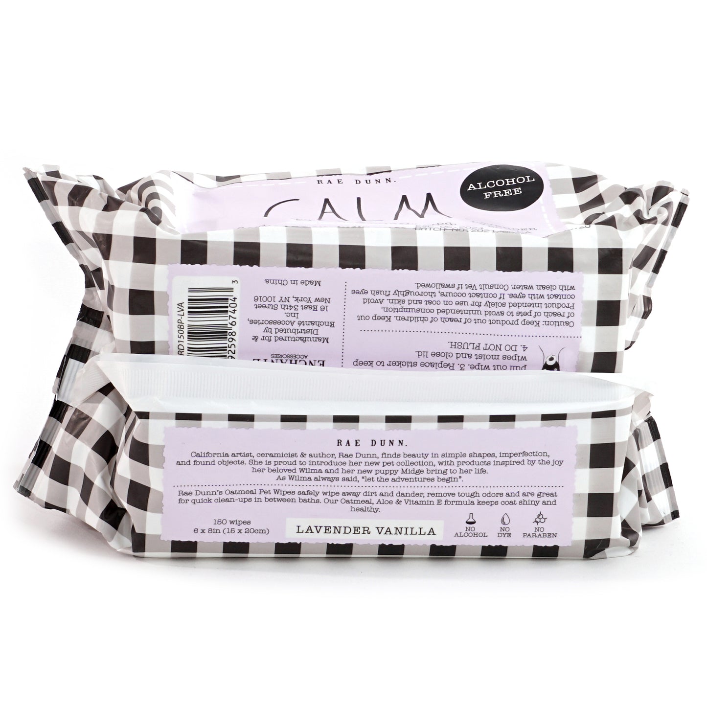 Rae Dunn " CALM" Calming Pet Wipes