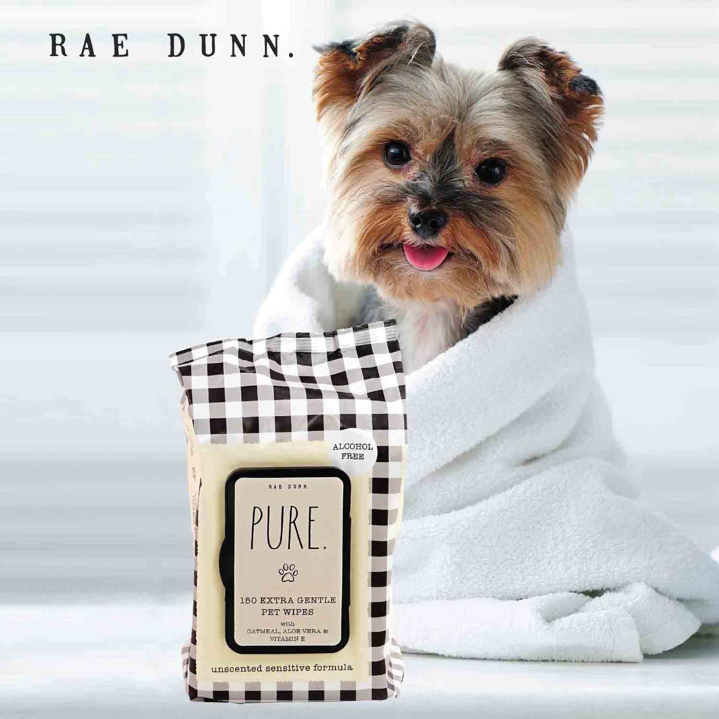 Rae Dunn "PURE" Unscented Pet Wipes