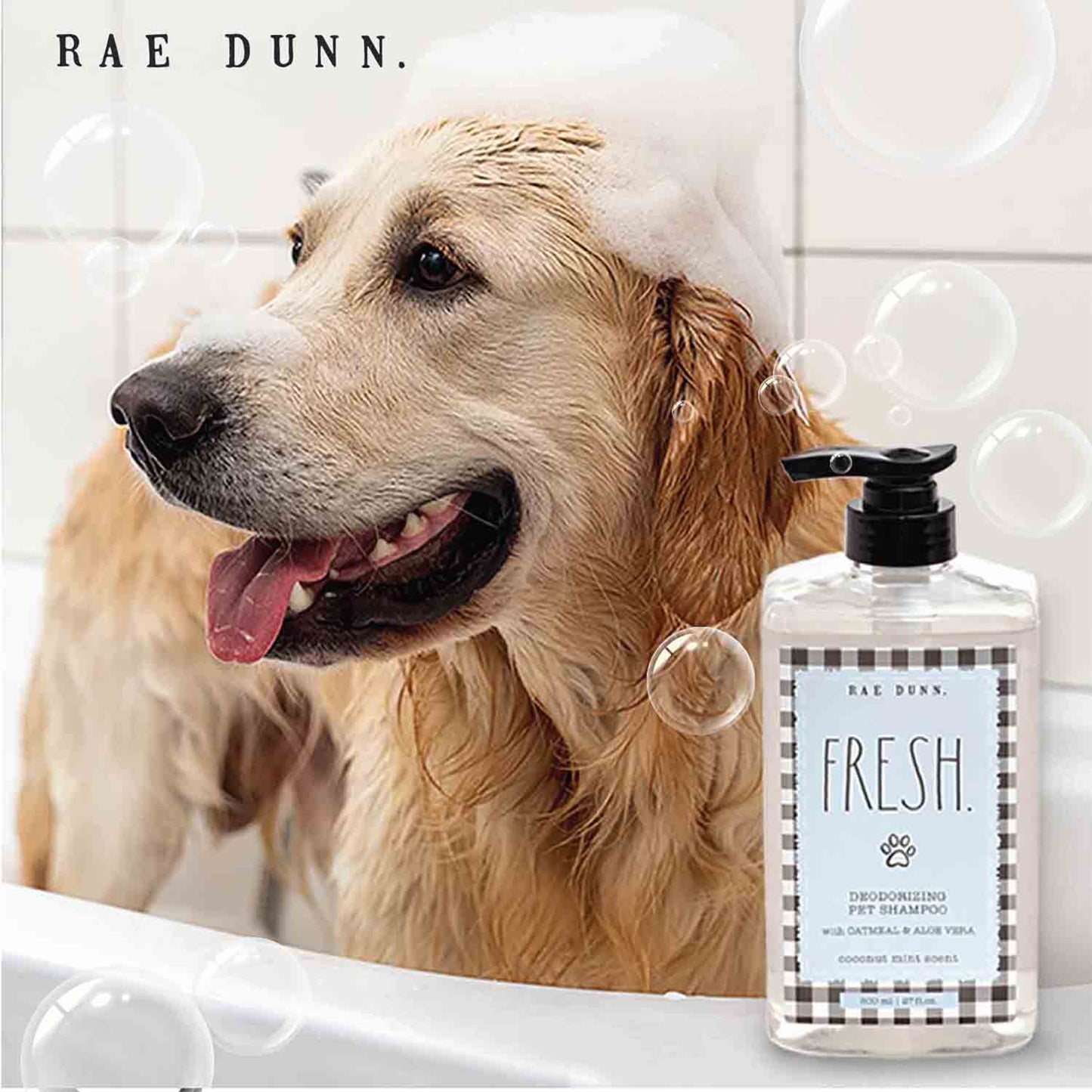 Rae Dunn "FRESH" Deodorizing Pet Shampoo