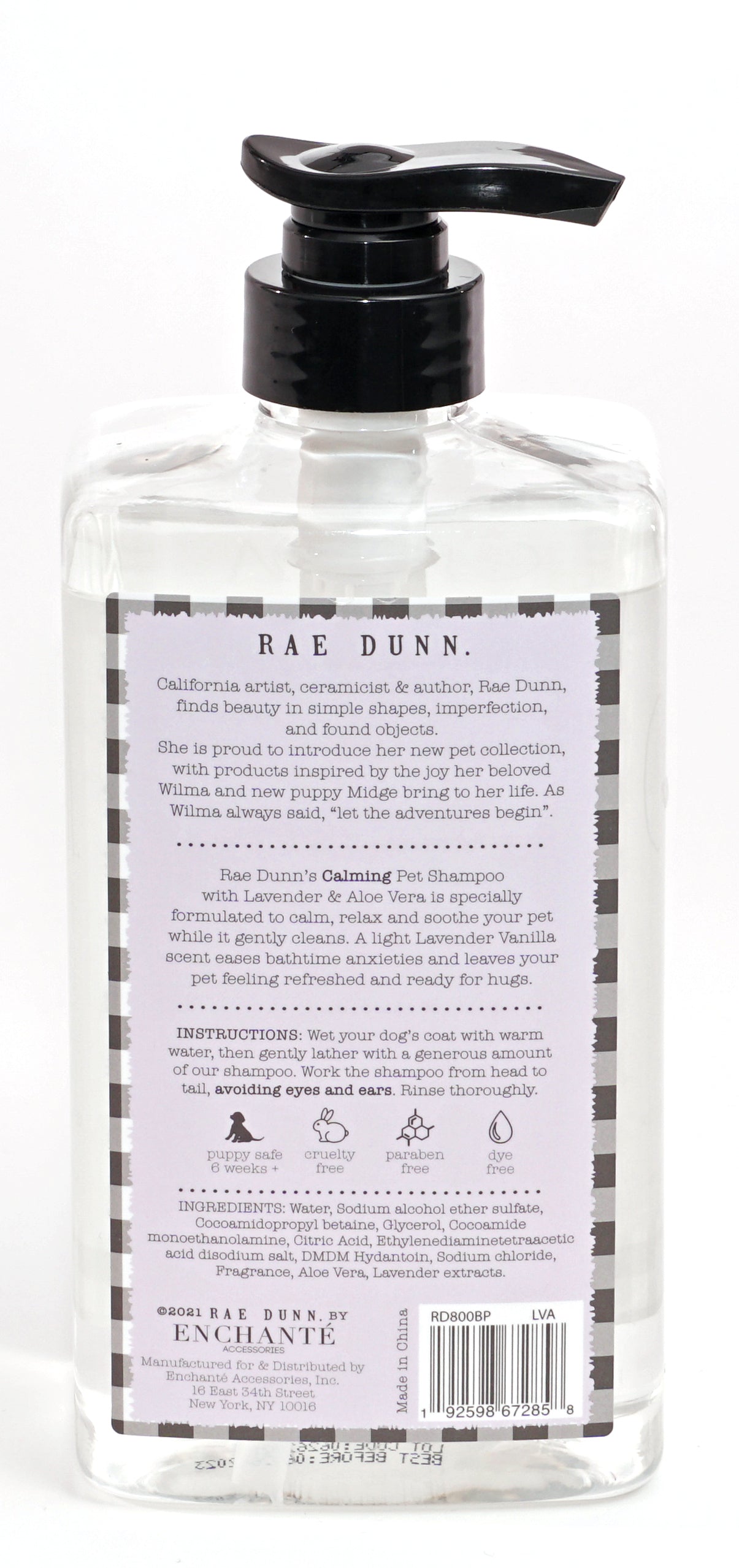 Rae Dunn " CALM." Calming Pet Shampoo