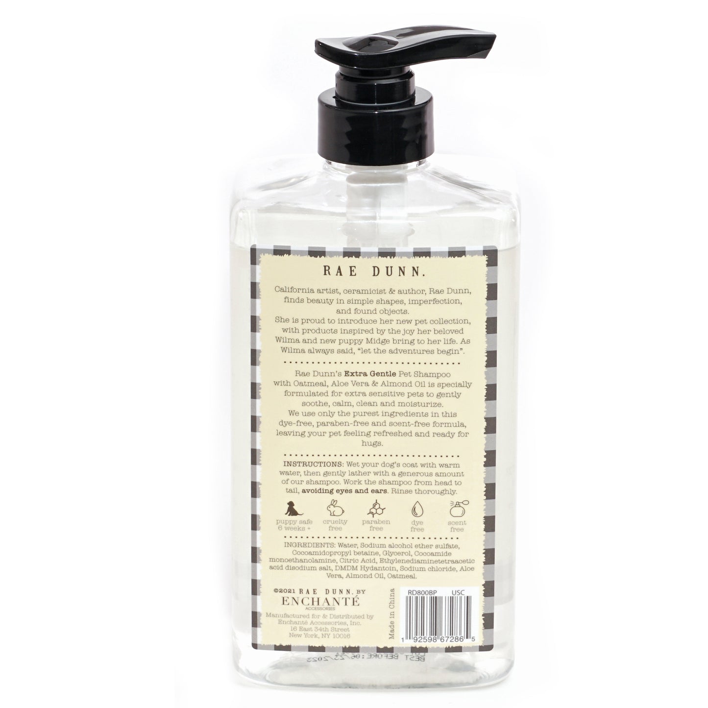 Rae Dunn "PURE" Extra Gentle Pet Shampoo