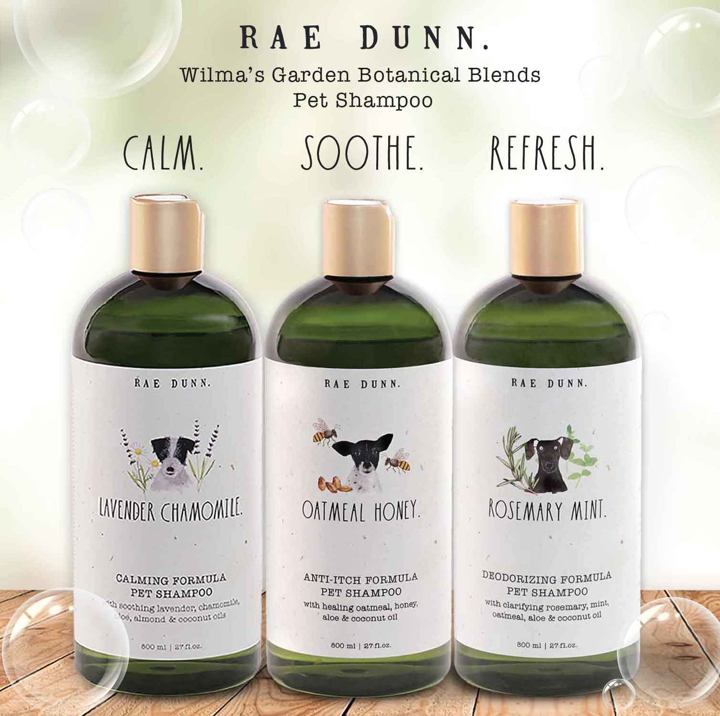 Rae Dunn Calming Formula Pet Shampoo