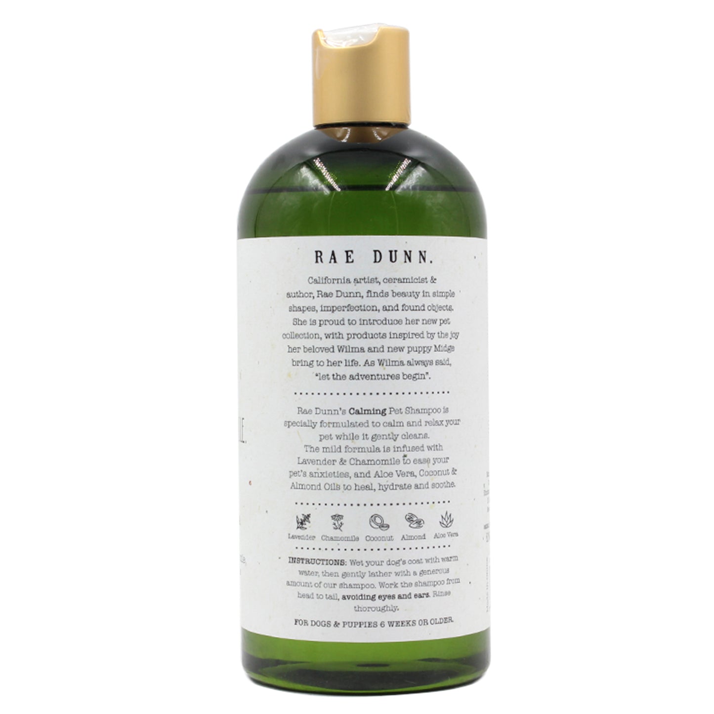 Rae Dunn Calming Formula Pet Shampoo