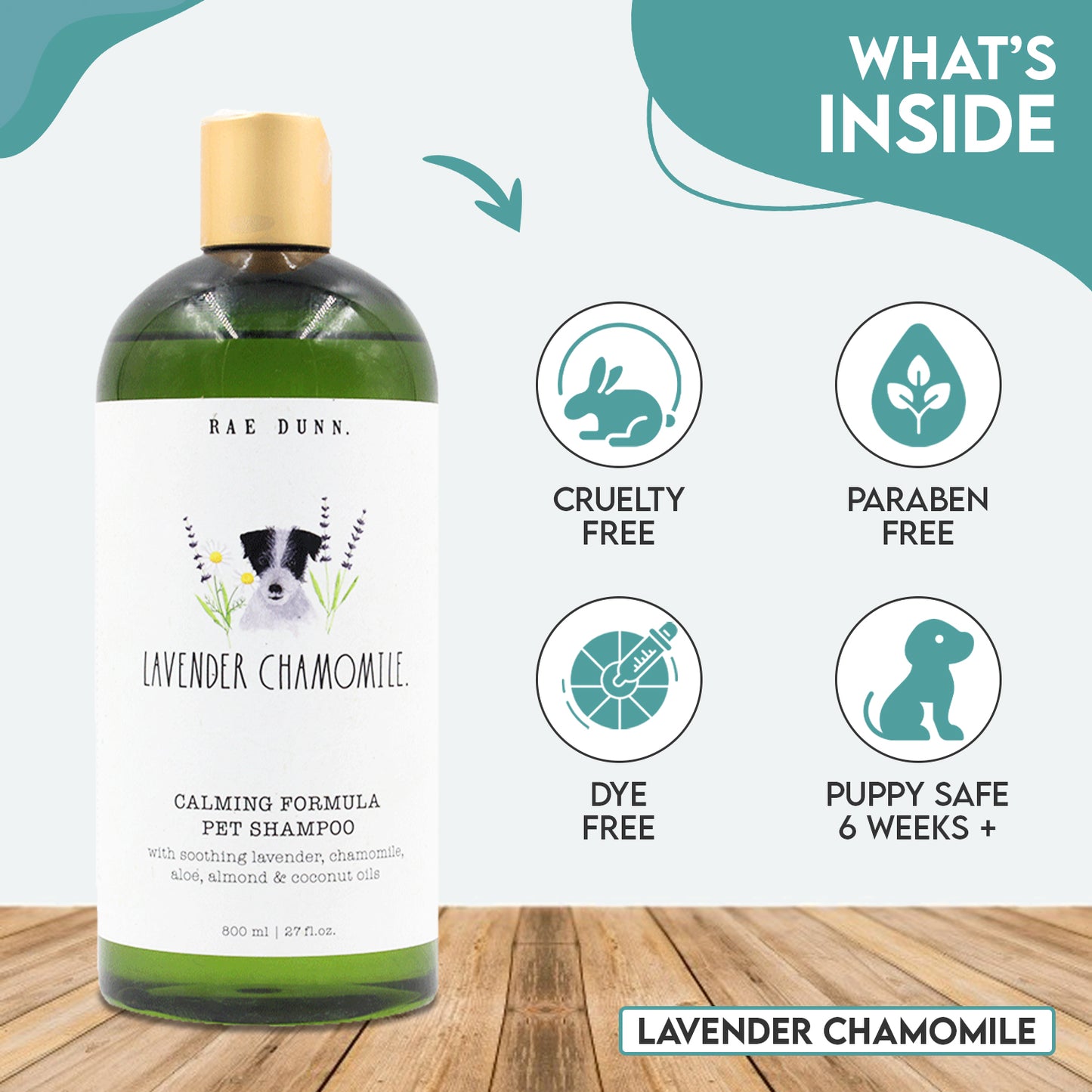 Rae Dunn Calming Formula Pet Shampoo