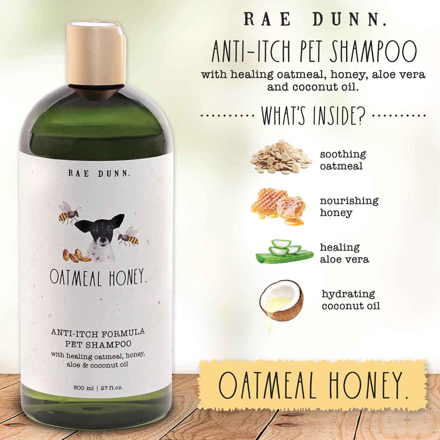 Rae Dunn Anti-Itch Formula Pet Shampoo