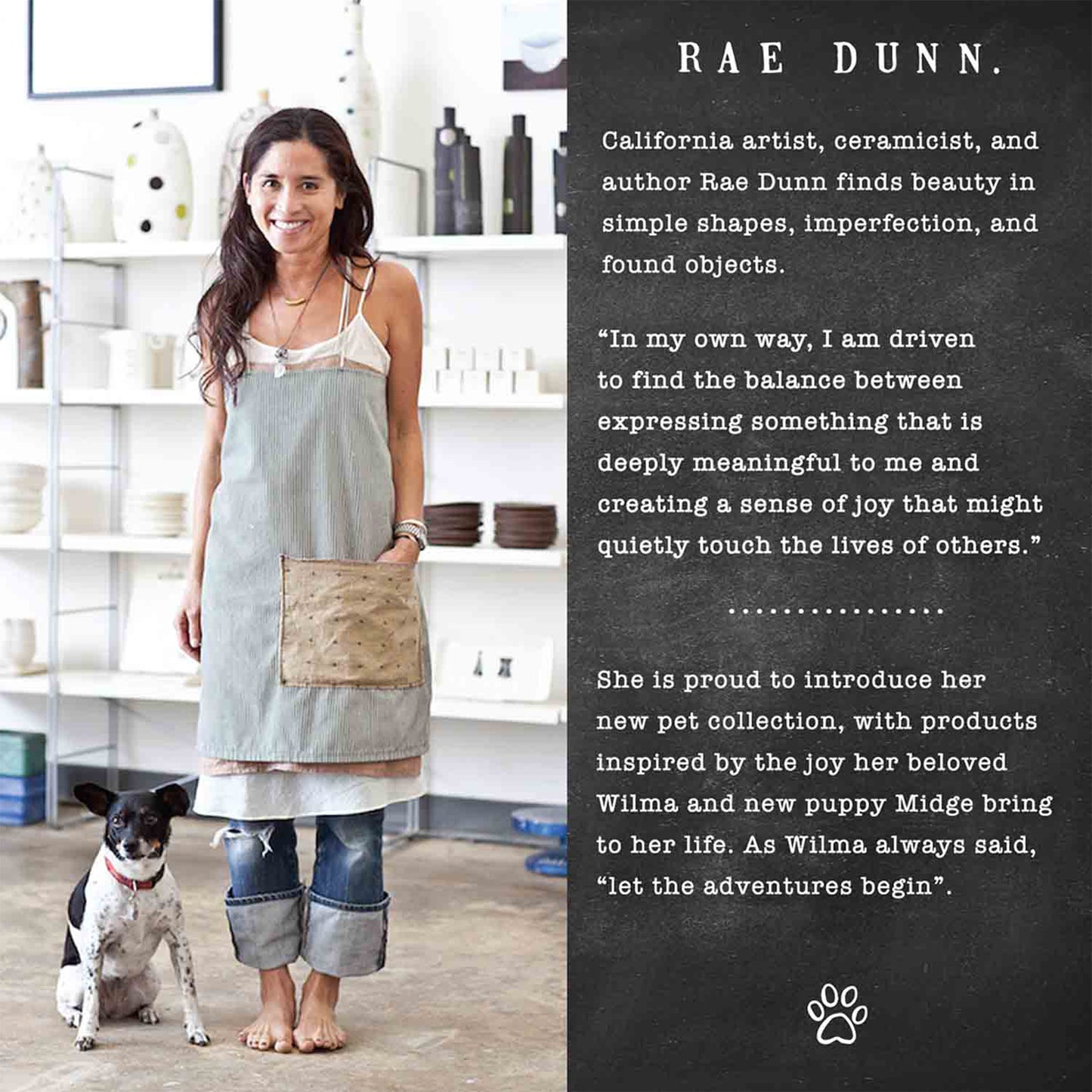 Rae Dunn "Clean Dog.  Happy Dog." Pet Wipes