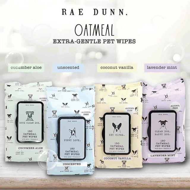 Rae Dunn "Good Clean Dog." Pet Wipes